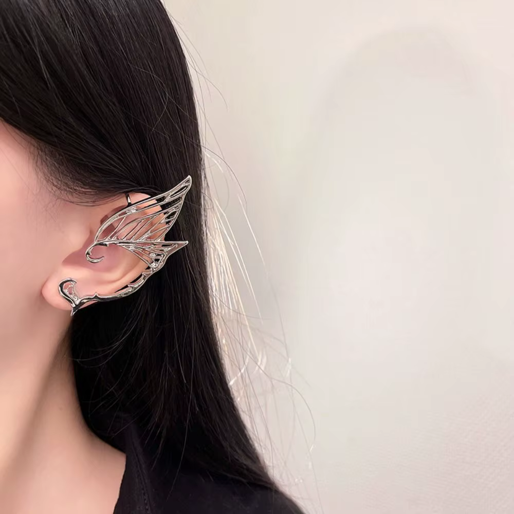 Boucles d'oreilles rétro en alliage couleur or antique