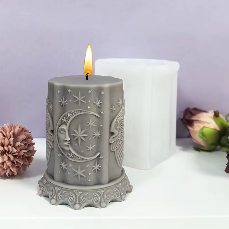 【Starry Sky Secret Realm】Moule en silicone pour la fabrication de bougies et d'encens sur le thème du ciel étoilé