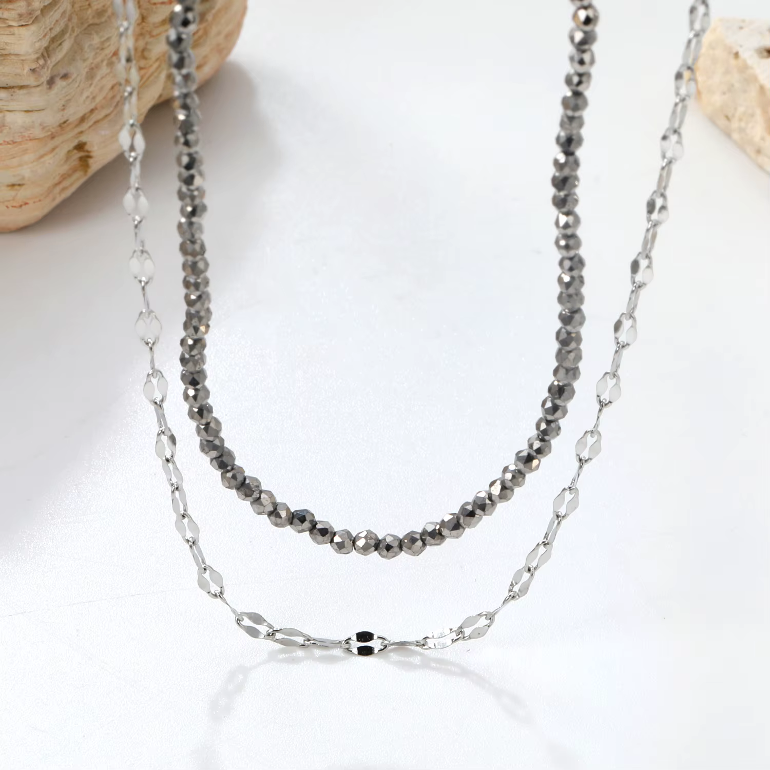LUXUSTEEL – pendentif en acier inoxydable pour femmes