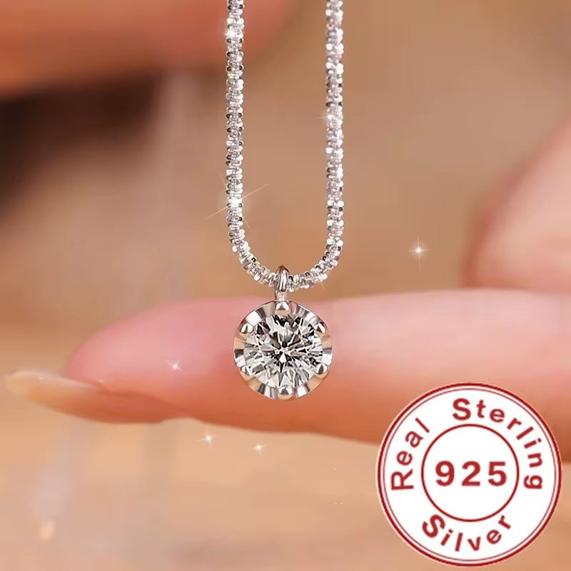 Collier de luxe en argent Sterling 925