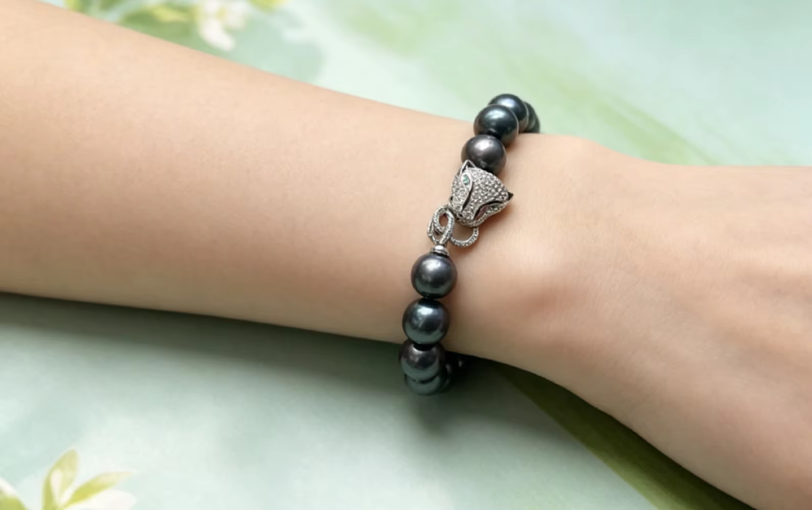 1 pièce/Bracelet magnifique en perles baroques de Tahiti AAA11-12mm