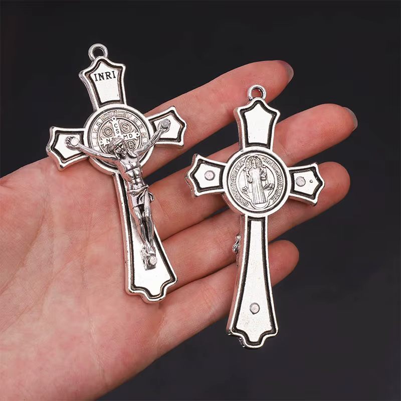 Nouvelle croix religieuse bijoux chrétiens pendentif