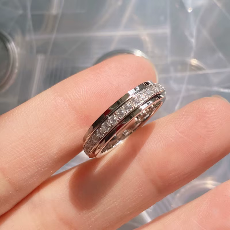 Buyee-Bague de mariage en argent regardé 925 pour femme et fille