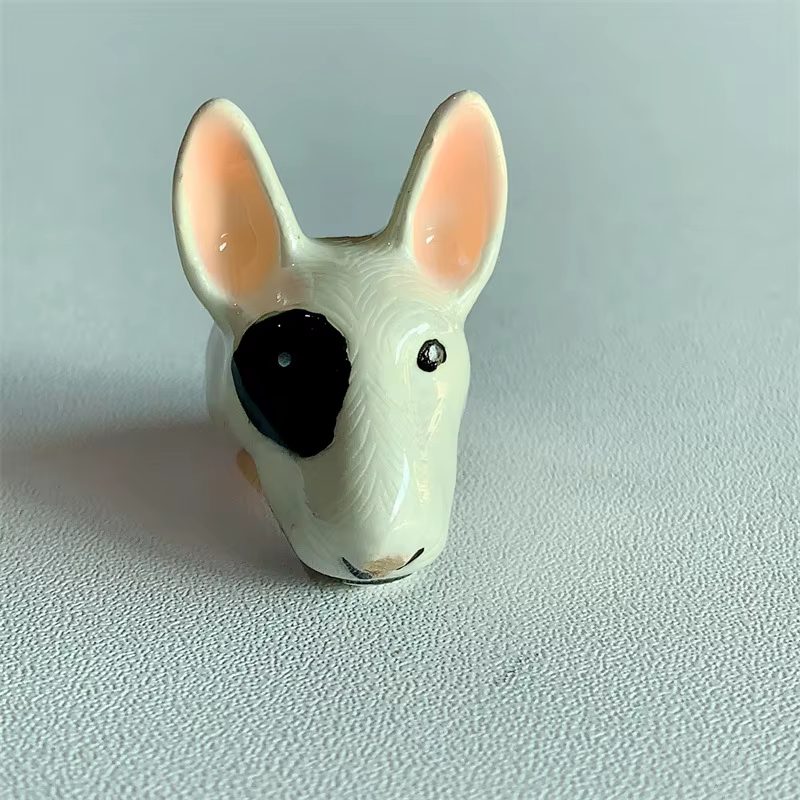 Bague goutte en émail de niche