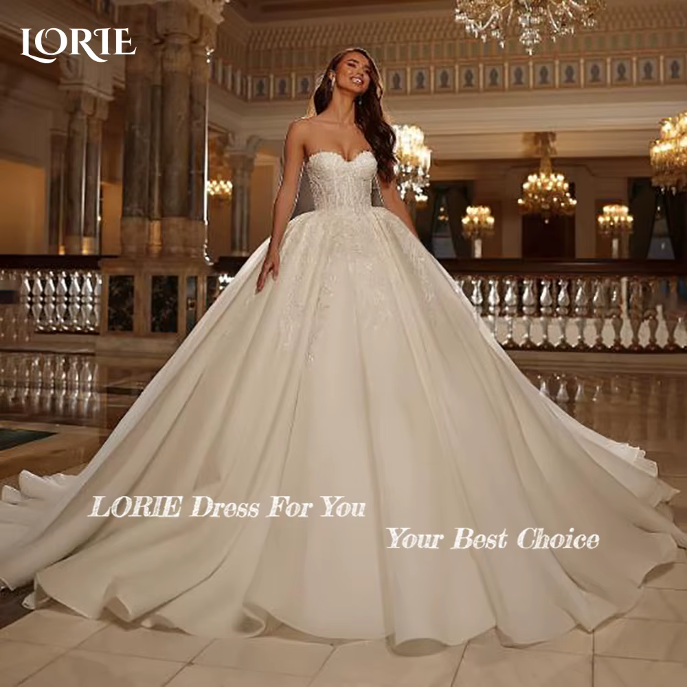 LORIE dentelle robes de mariée élégant Corset chérie bal robe