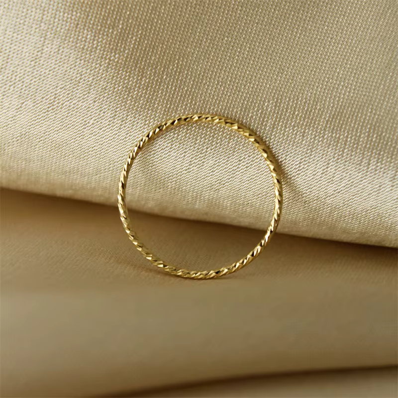 Bague à empiler en or 14K