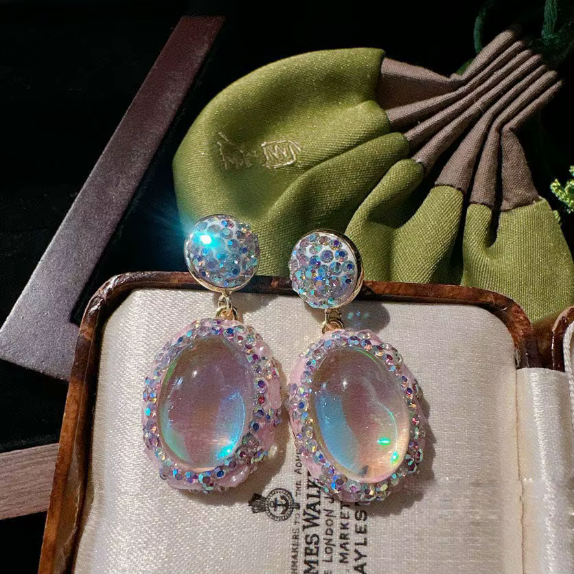 Collier de pierres précieuses bleues des Maldives pour femmes