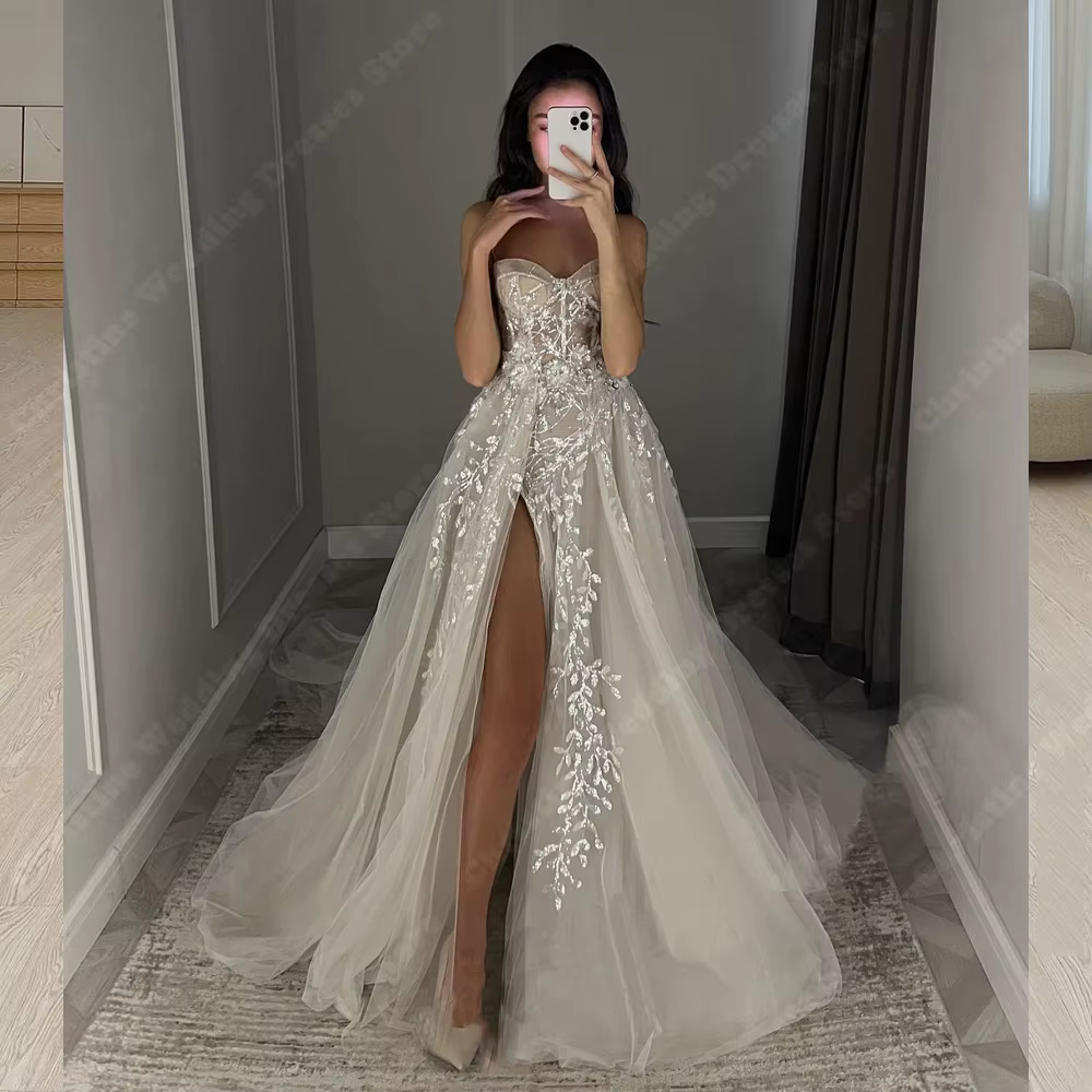 Robe de mariée vintage en tulle