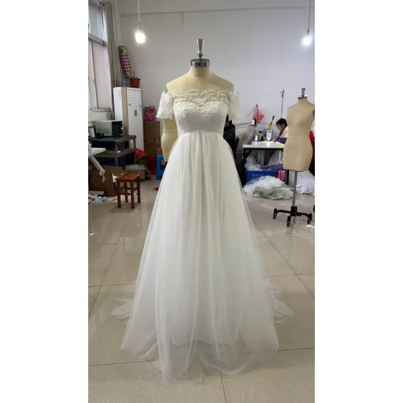 Robe de mariée Simple et élégante