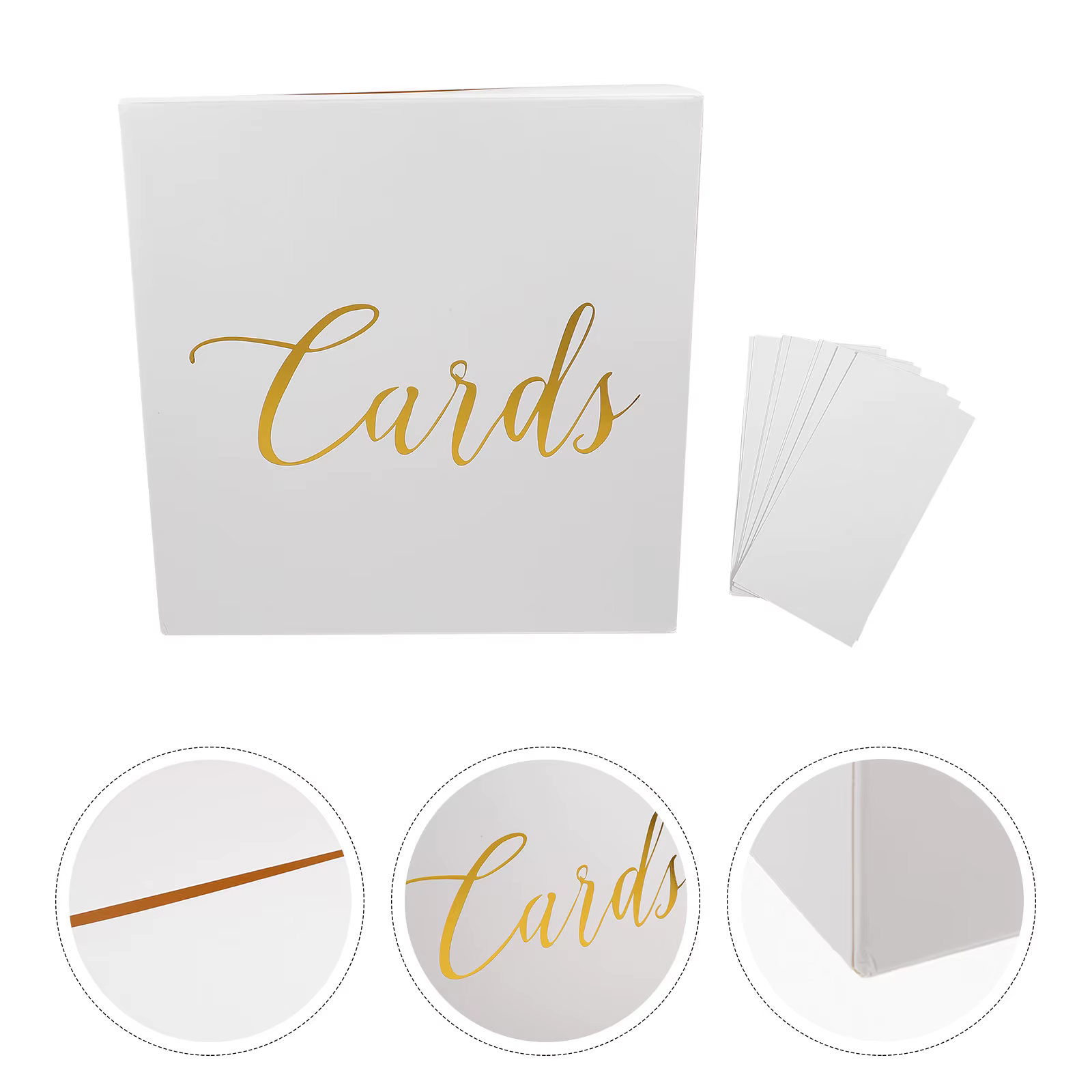 1 ensemble de boîtes à cartes de mariage