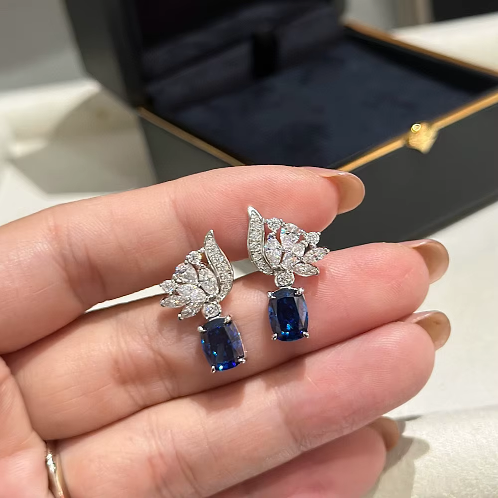 Boucles d'oreilles en argent sterling 925 pur