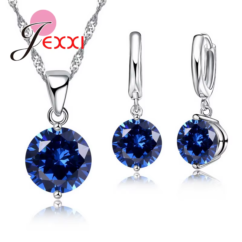 Ensembles de bijoux en cristal autrichien pour femmes