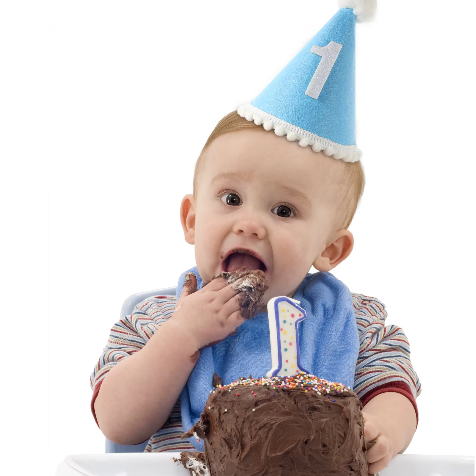 Chapeau d'anniversaire bandeaux premier anniversaire