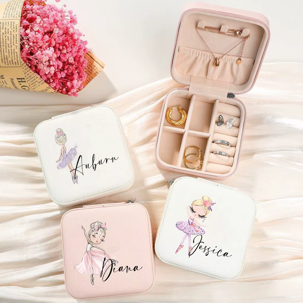 Mini mon premier organisateur de bijoux personnalisé pour filles