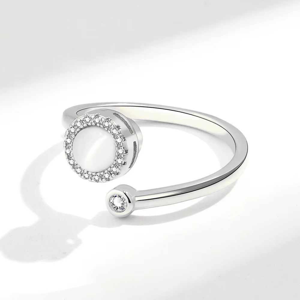 Opal Anxiety Instituts Spinning Finger Ring for Girl
