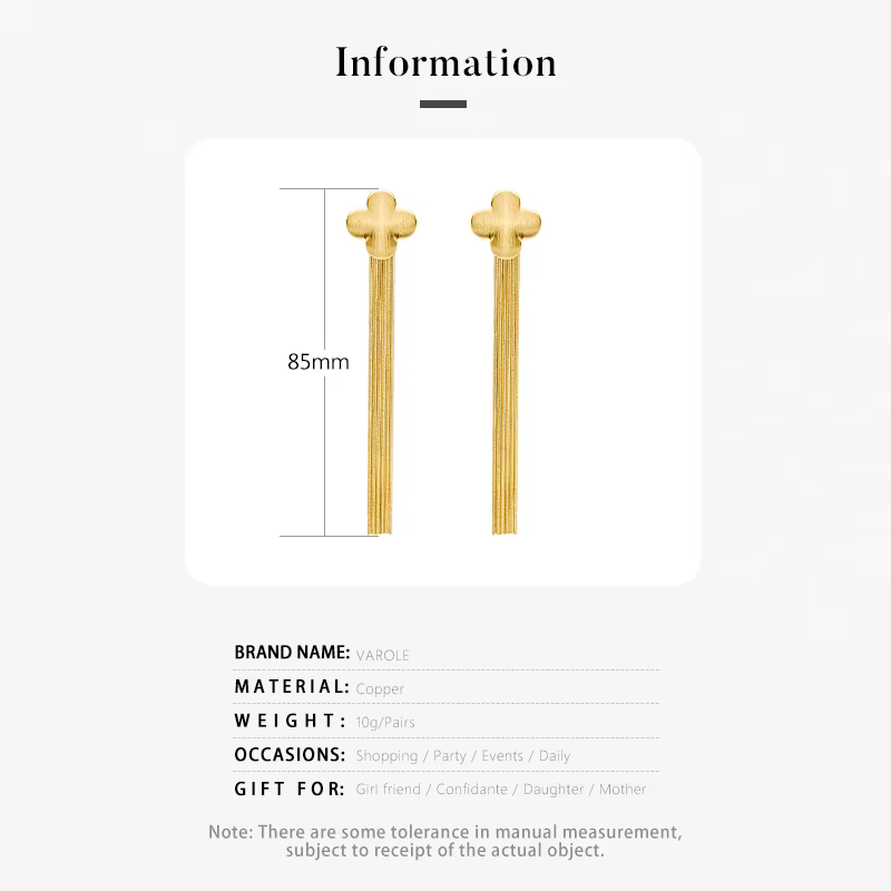 IVOG – boucles d'oreilles plaquées or 18 carats