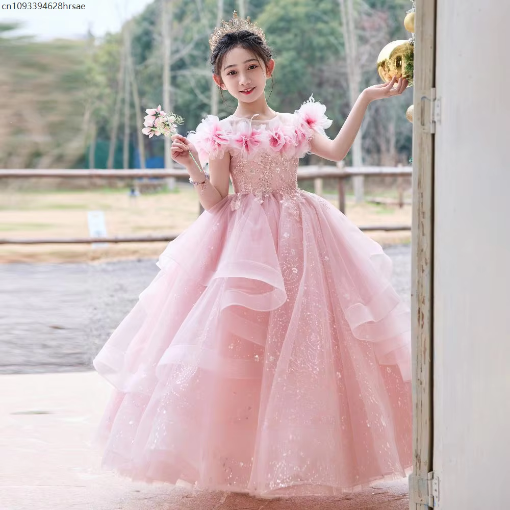 Robe princesse d'anniversaire pour filles