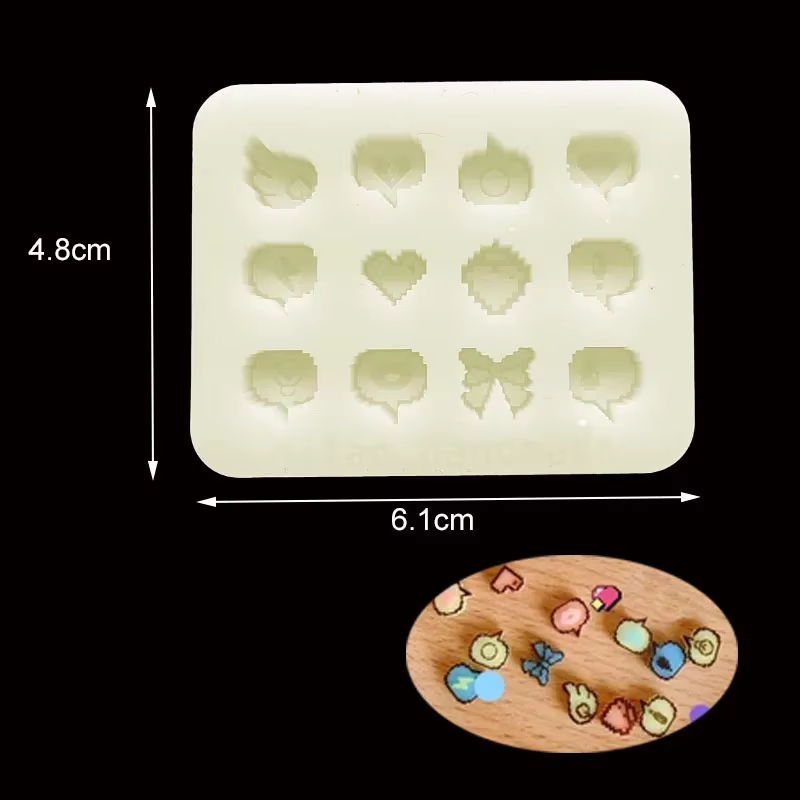 Moule en silicone DIY pour bijoux en résine époxy