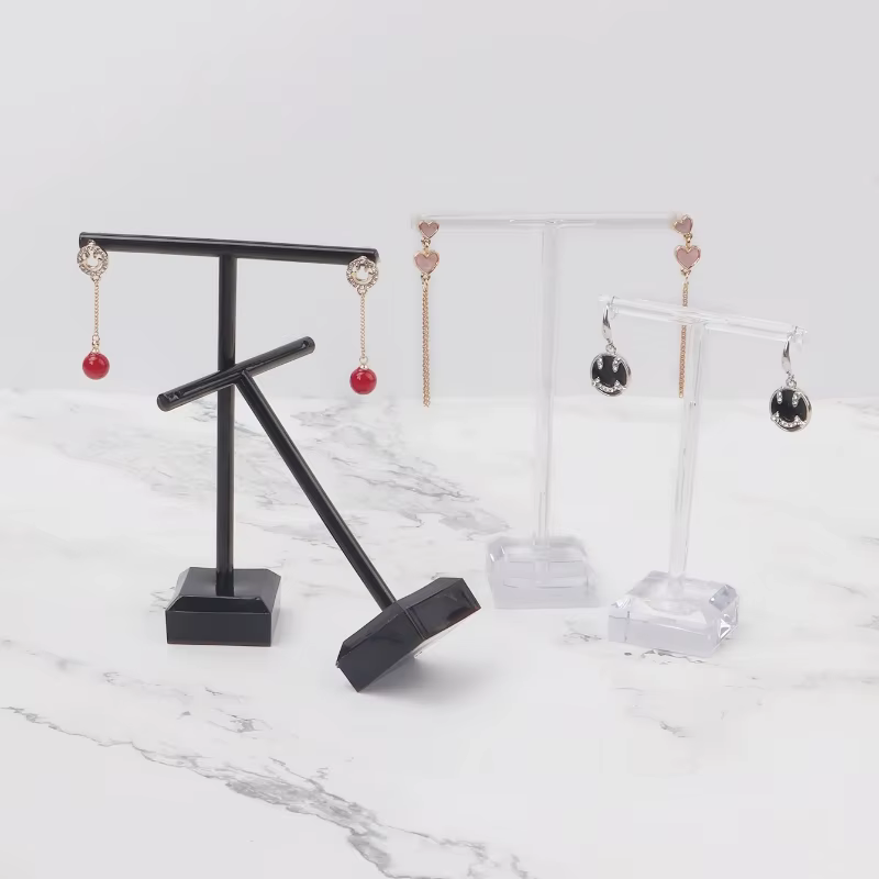 Lot de 2 présentoirs à bijoux en forme de T