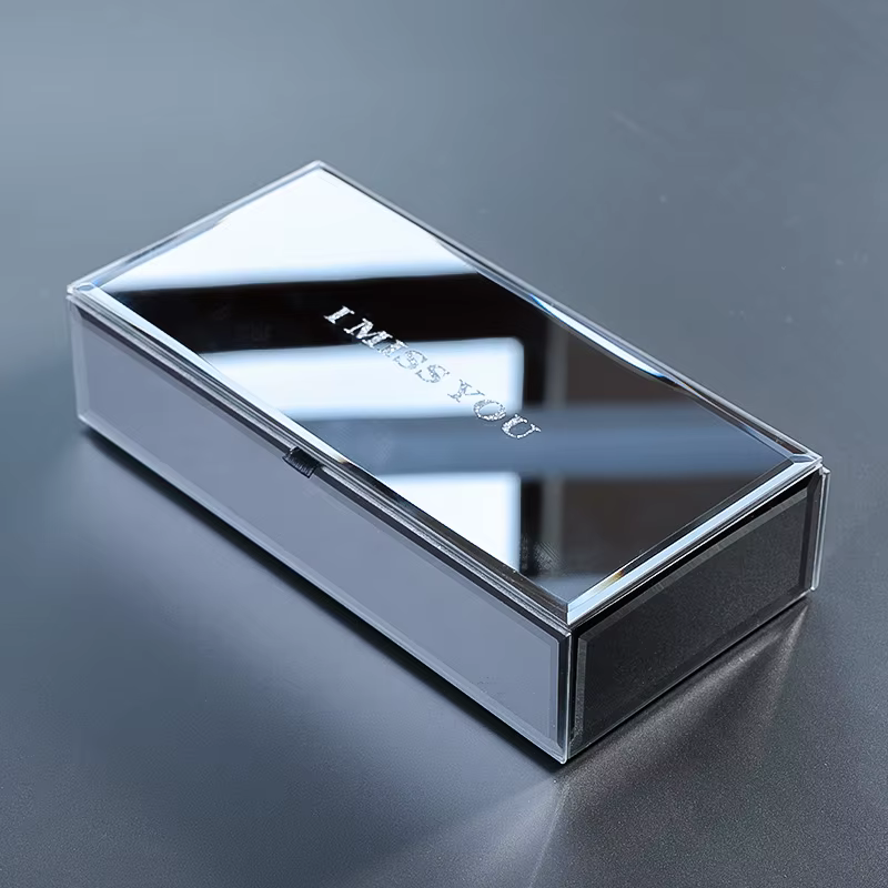 Boîte à bijoux en verre pour femme