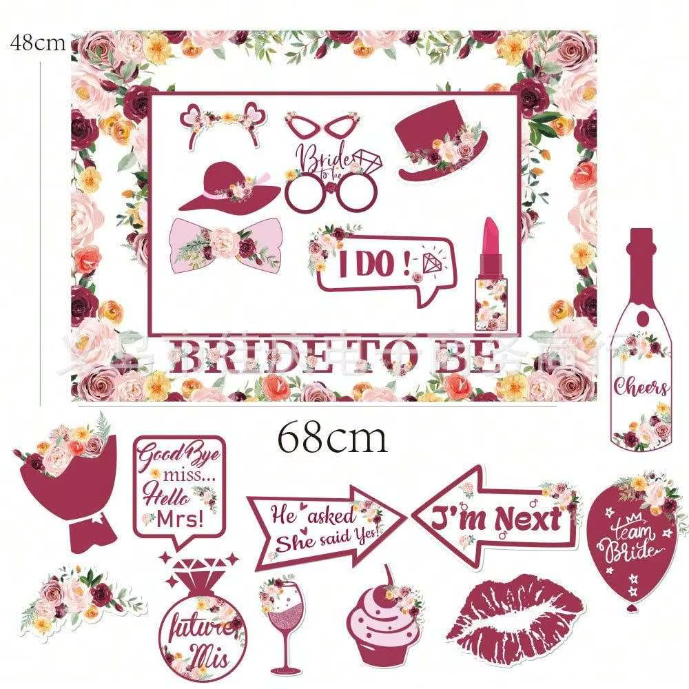 Cadre photo en papier pour la mariée