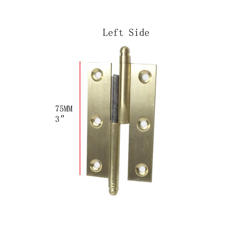 Charnière détachable en laiton de 3 "/75mm