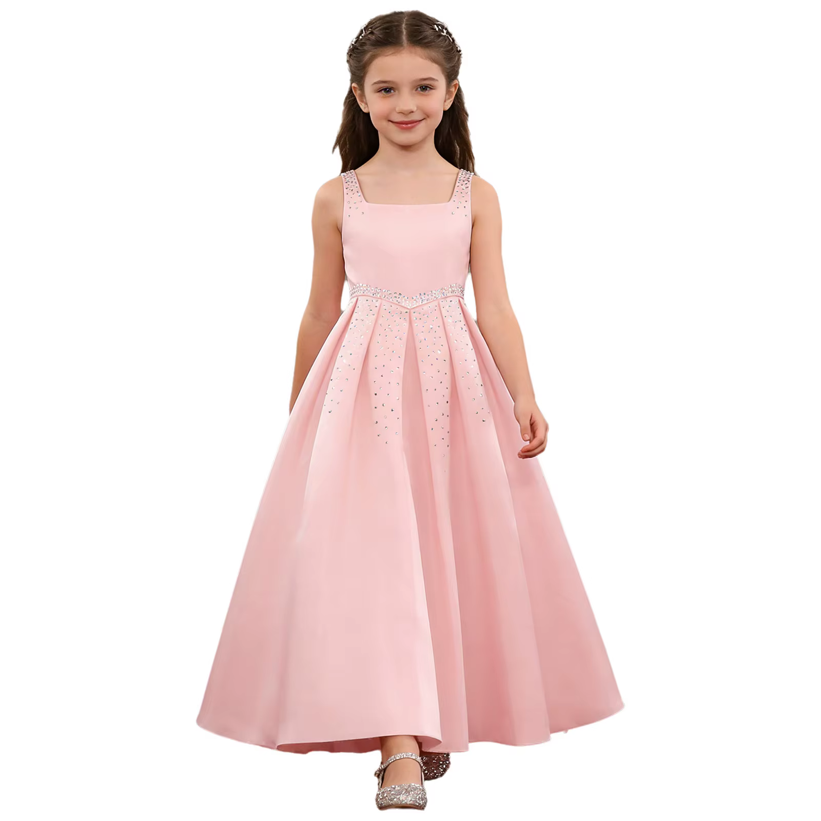 Robes de bal de princesse pour jeunes demoiselles d'honneur