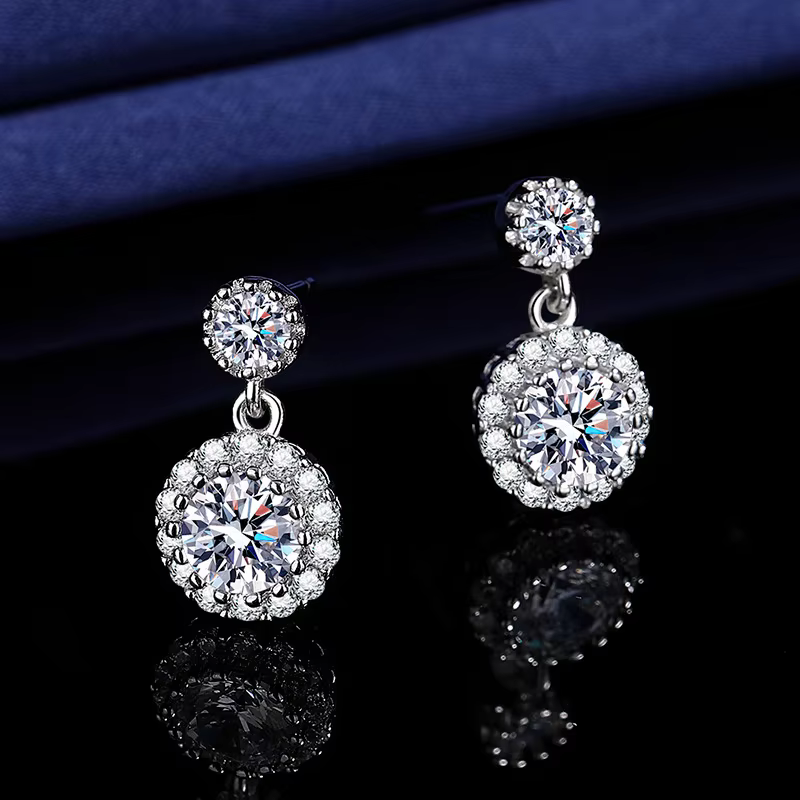 Boucles d'oreilles en argent sterling 925