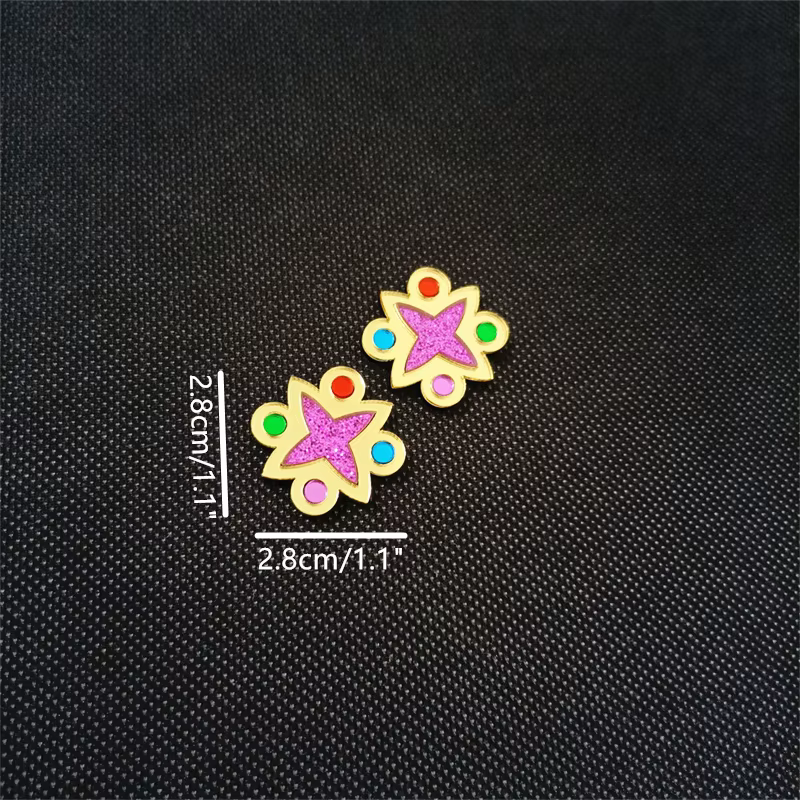 KUGUYS – boucles d'oreilles vintage en forme de miroir pour femmes