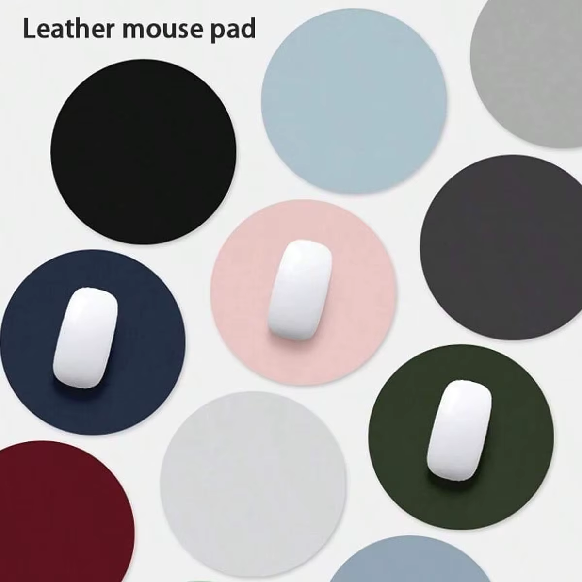 Tapis de souris en cuir pour bureau