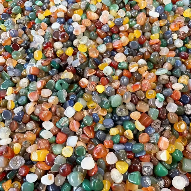 Ceubles en cristal d'agate naturelle élégants