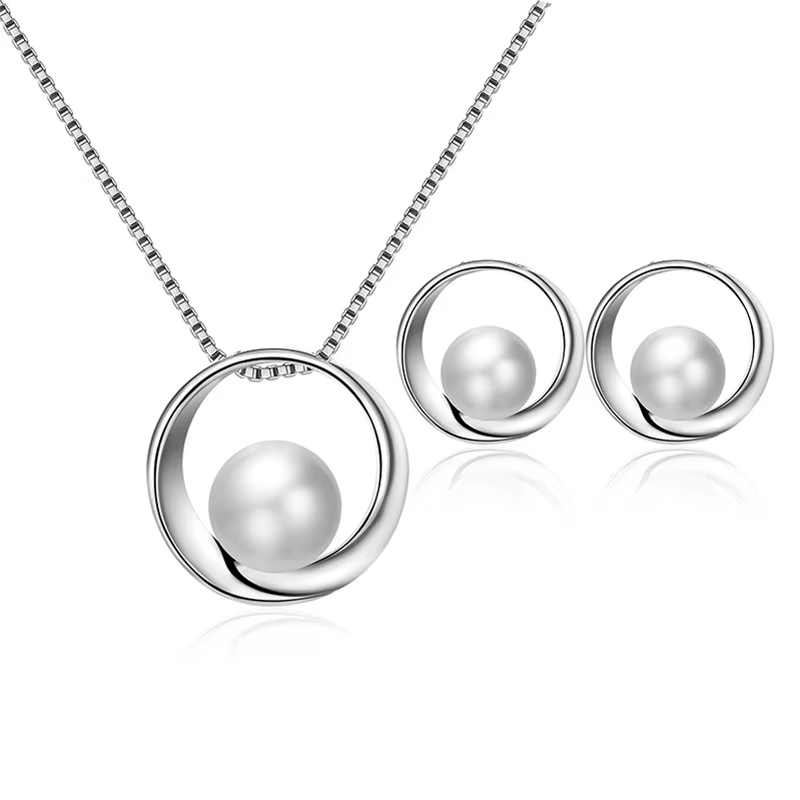 Ensemble de bijoux de mariée pour femmes et filles