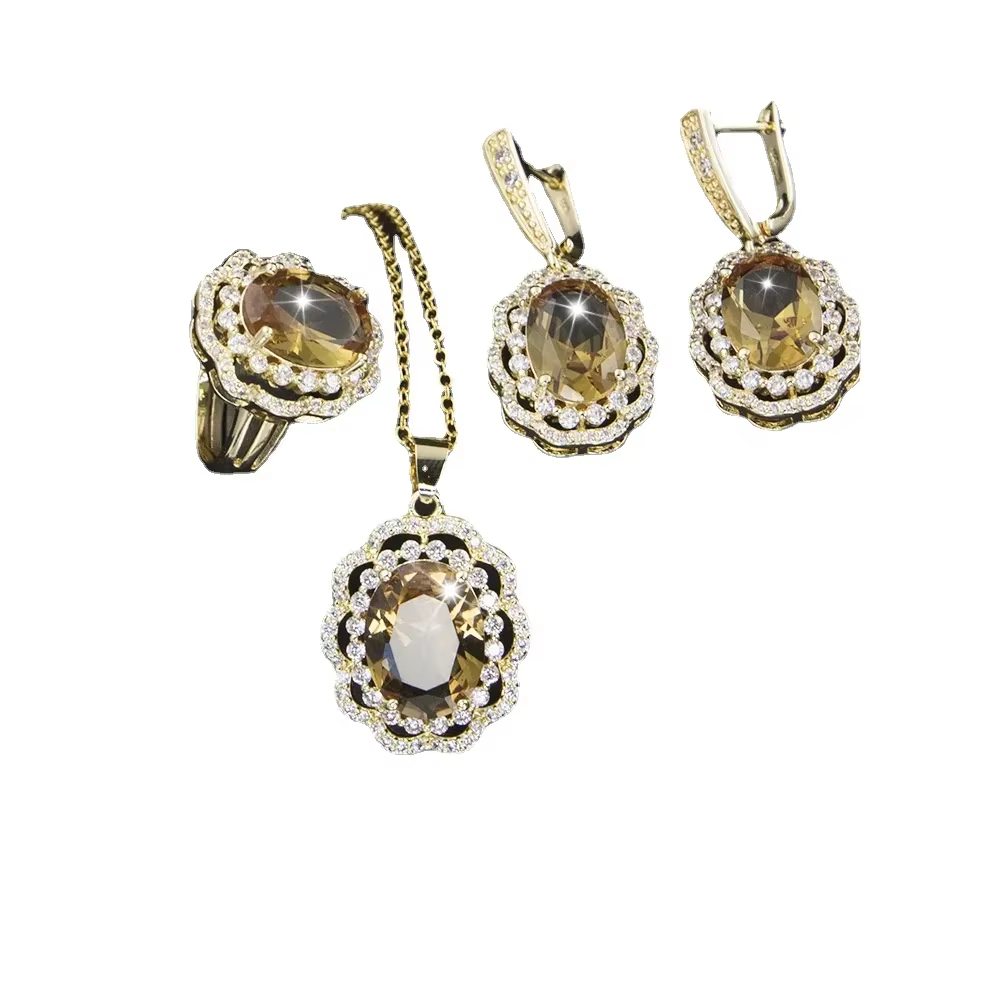 Ensemble de bijoux caméléon turc rond