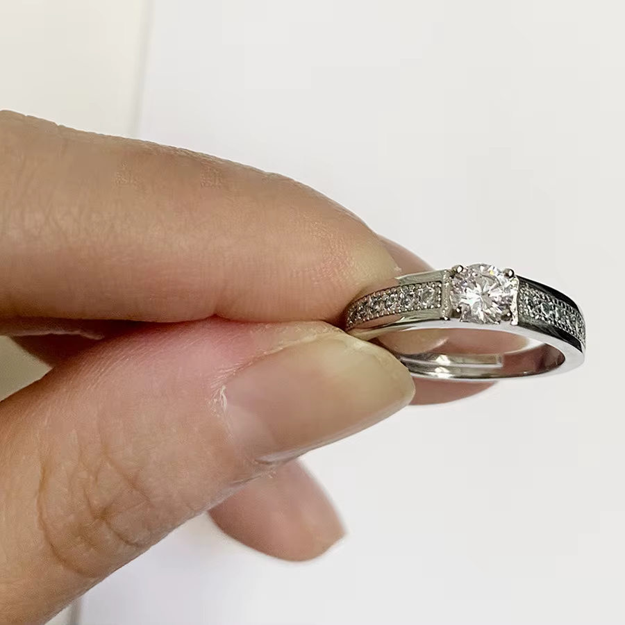 Buyee – bague de mariage en argent Sterling 925 pour femmes