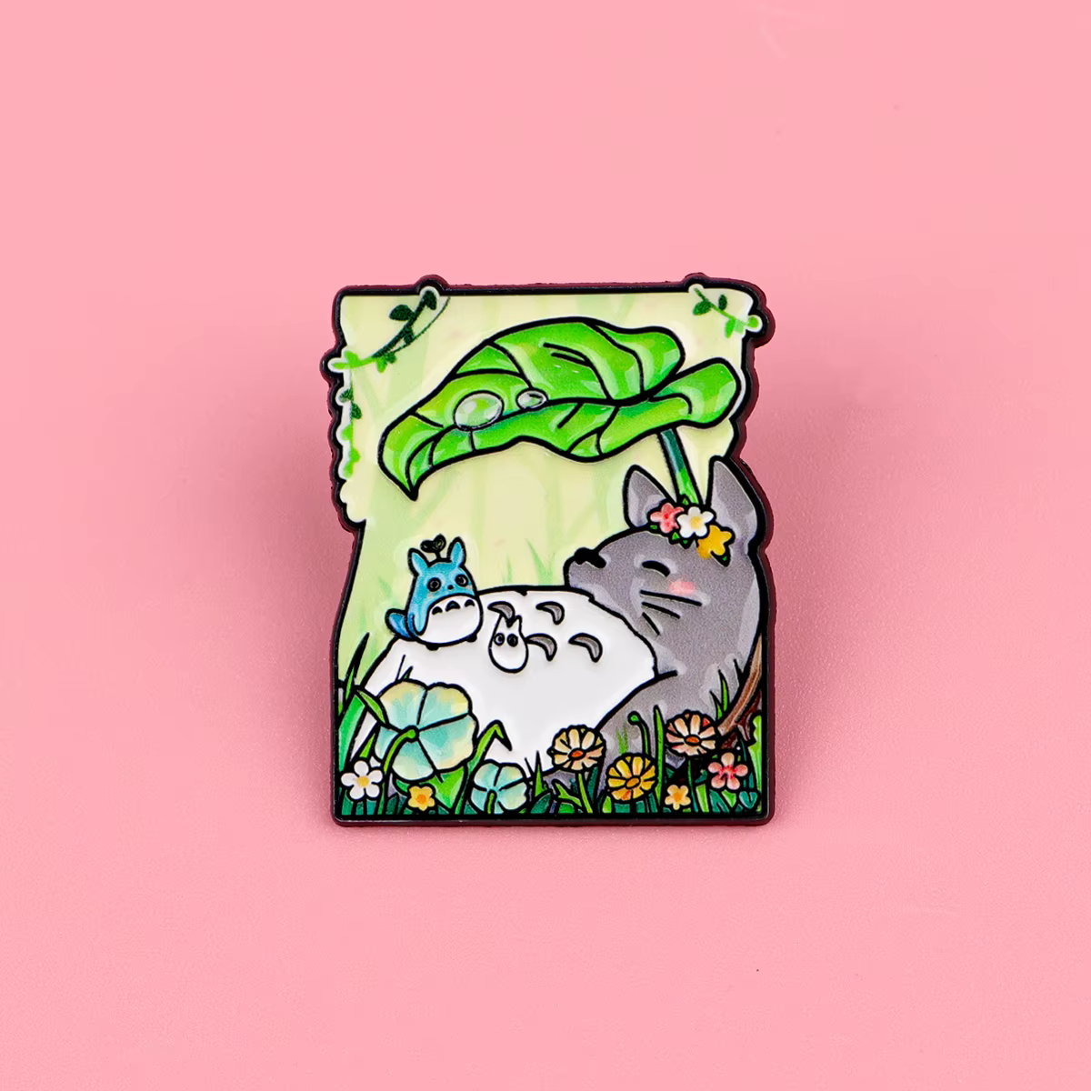 Broches de couchage en émail elfe gris pour femmes