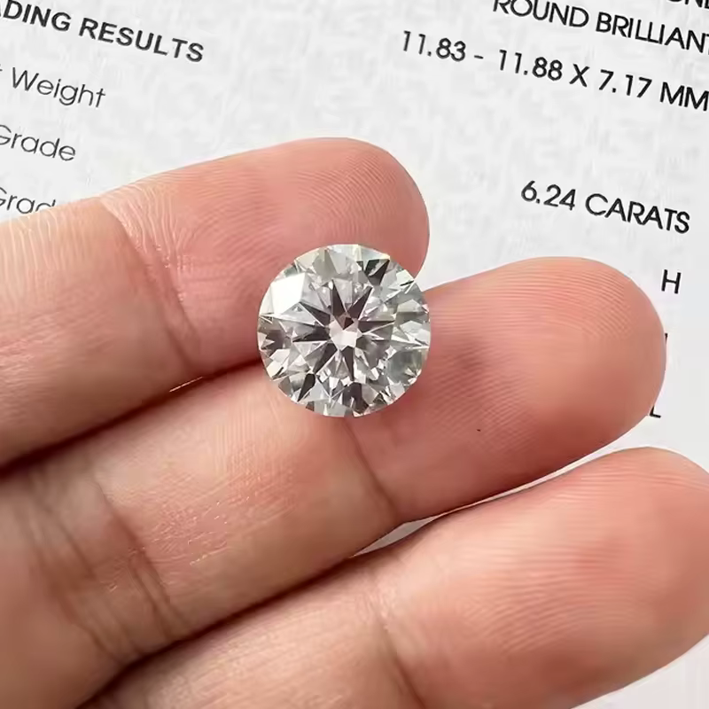 Diamants synthétiques de laboratoire CVD HPHT de 0