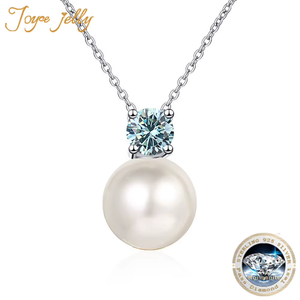 Collier Moissanite en argent Sterling S925