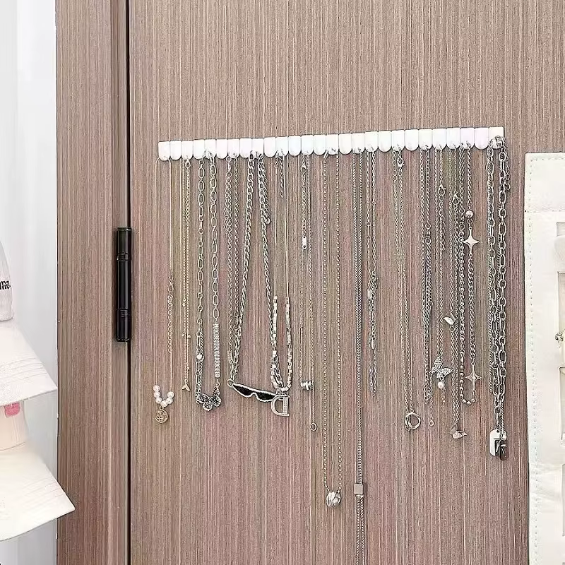 Crochets d'affichage de stockage de bijoux muraux