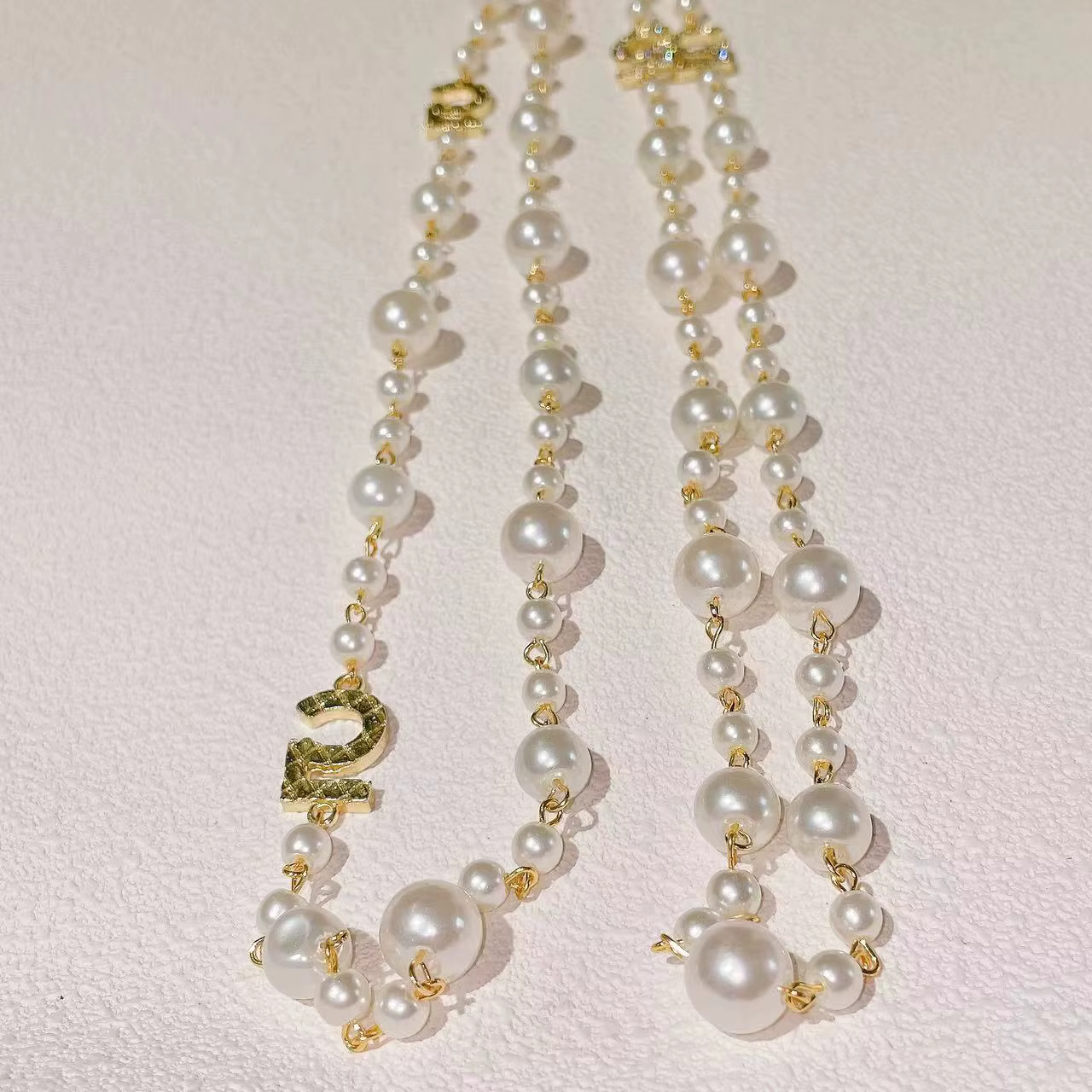 Collier Long en chaîne de pull de perles pour femmes, bijoux élégants, cadeau