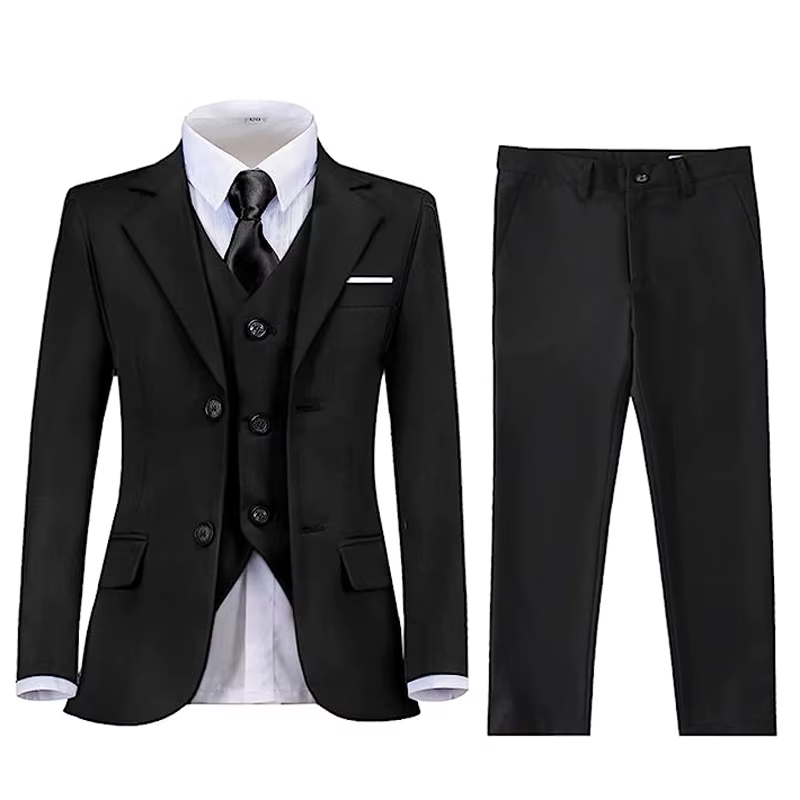 Costumes noirs bleu marine pour garçons