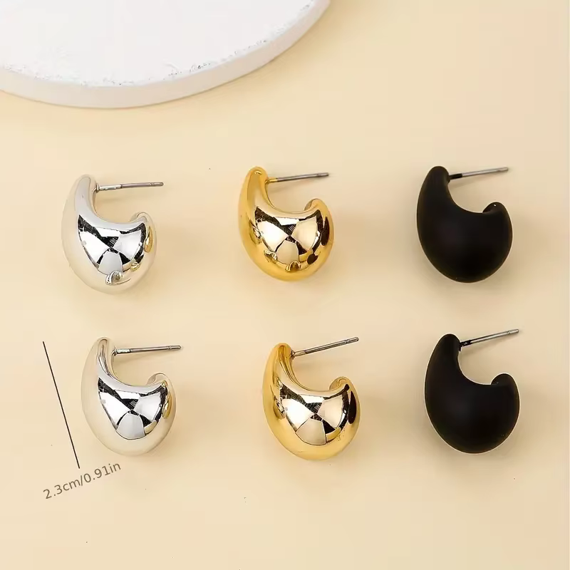 Ensemble de boucles d'oreilles Vintage élégantes en forme de larme