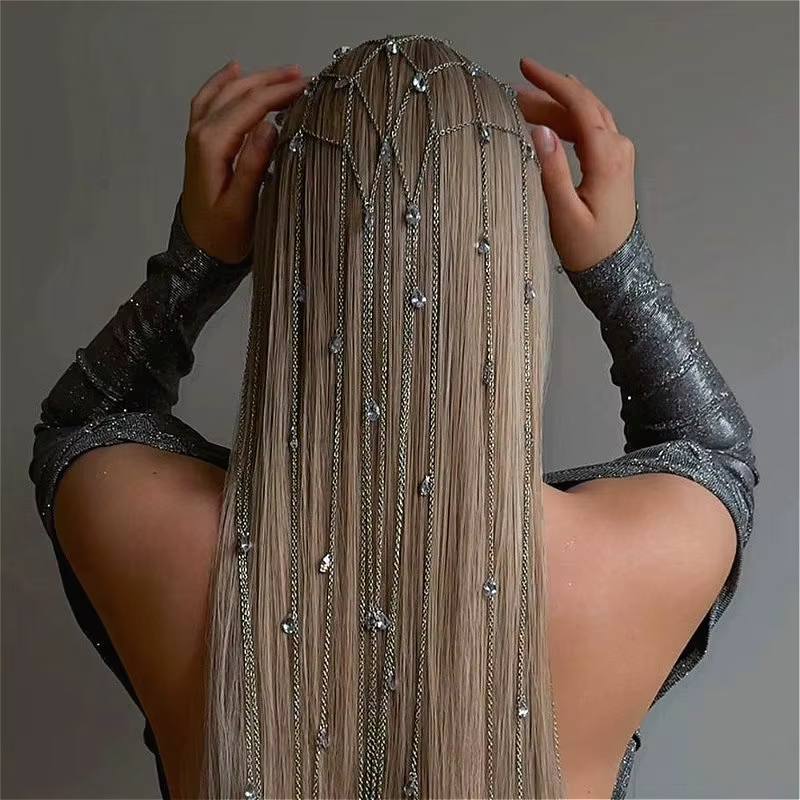 Accessoire de cheveux en maille européenne