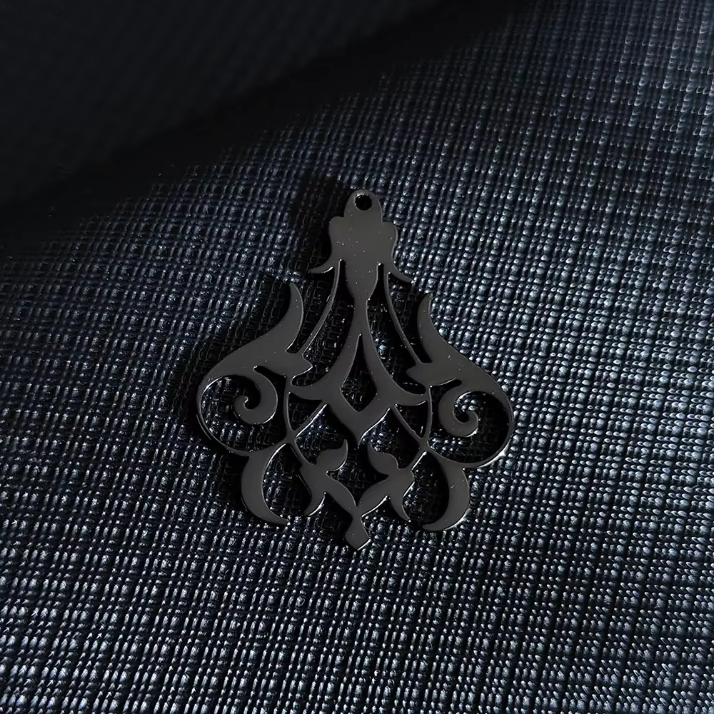 5 pièces/lot chanceux souhaitant pissenlit collier breloques femmes amulette plante meilleurs vœux en acier inoxydable pendentif à breloque bijoux