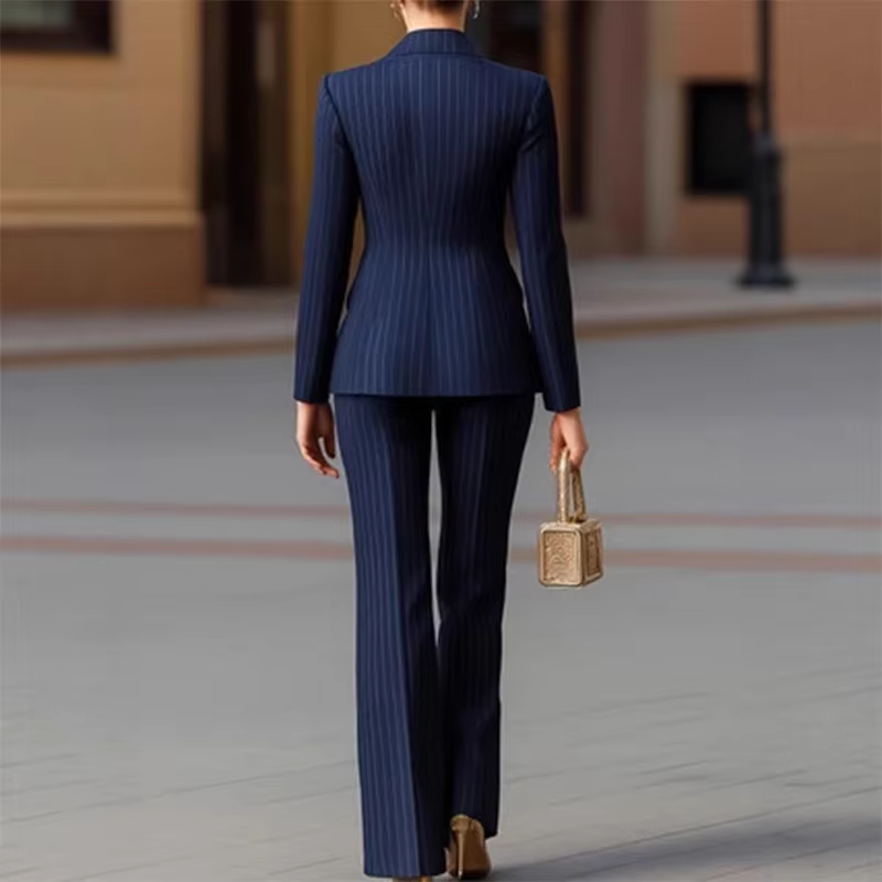 Modigirl – manteau formel bleu pour femme