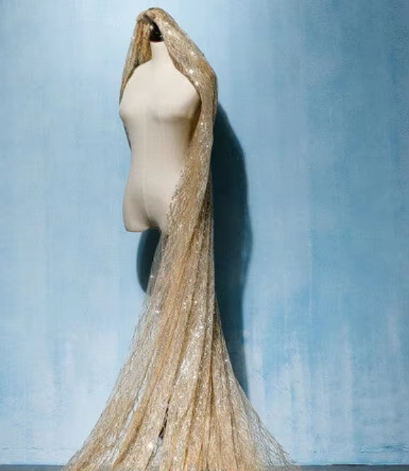 Or 3 mètres mariage voile de mariée longue