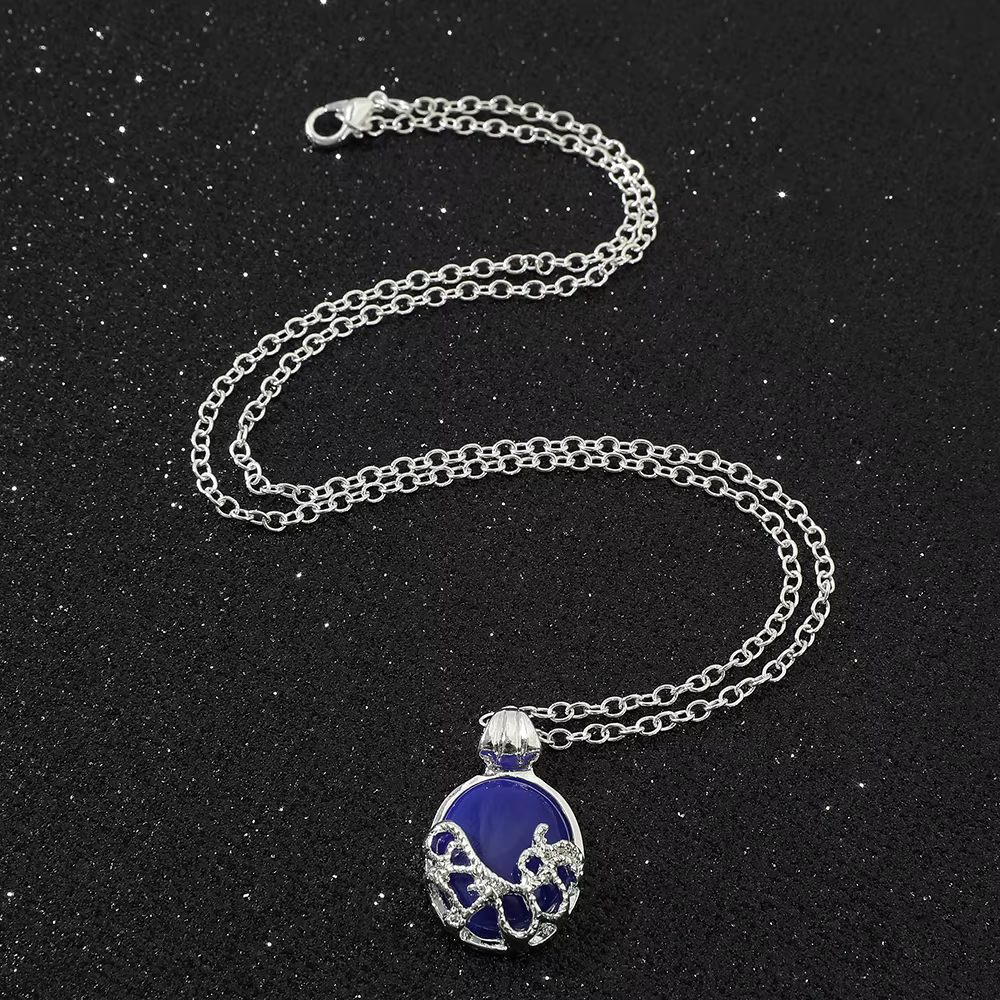 Film populaire Vampire Diaries collier Elena Gilbert Vervain romantique cristal pendentif