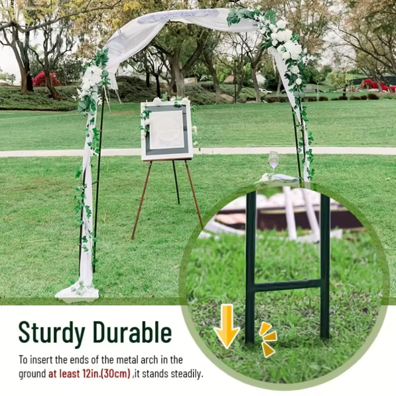 1 pièce, Arche de jardin en métal