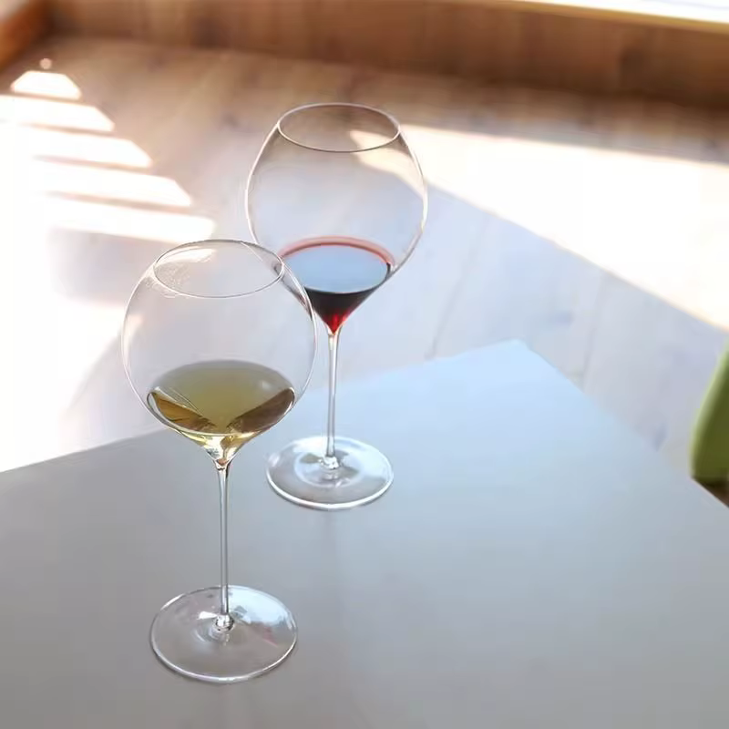 Verres à vin rouge transparents Ultra-fins