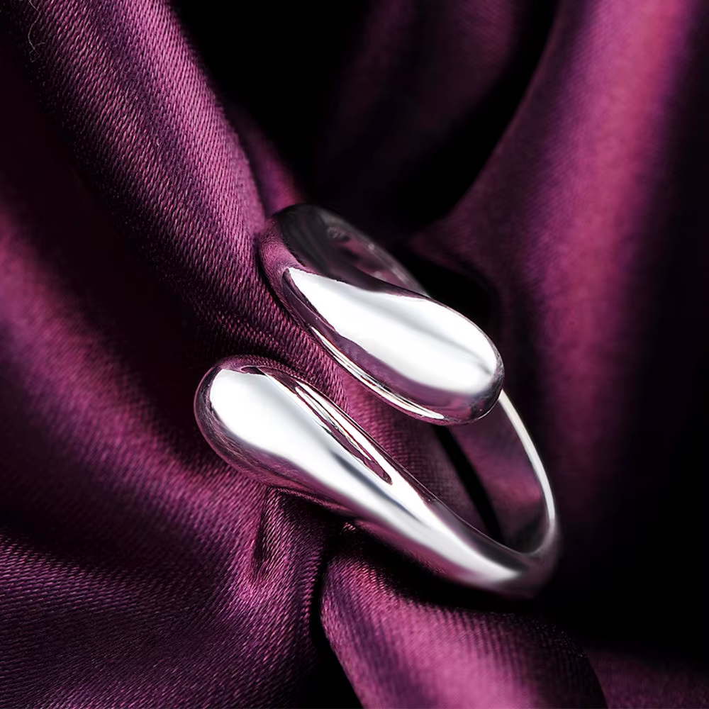 Bagues Goutte d'Eau en Argent Sterling 925 de Marques Populaires pour Femmes