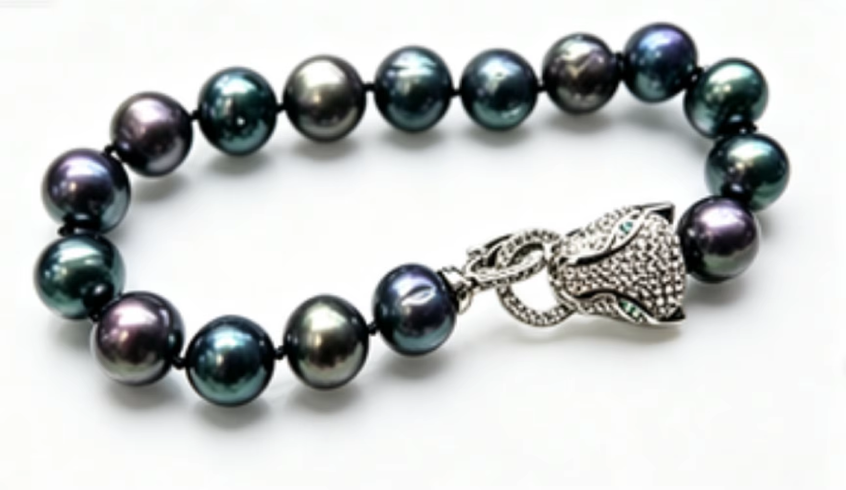 1 pièce/Bracelet magnifique en perles baroques de Tahiti AAA11-12mm